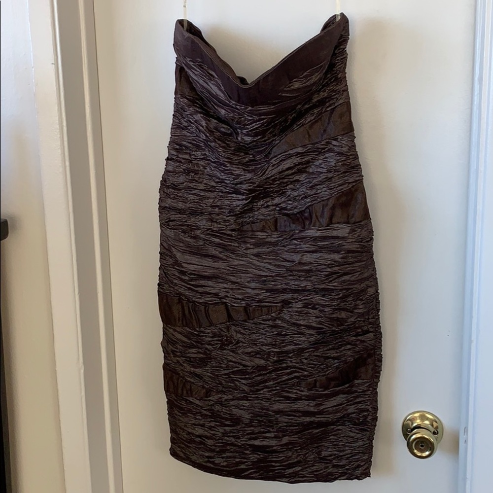 Juniors strapless dress